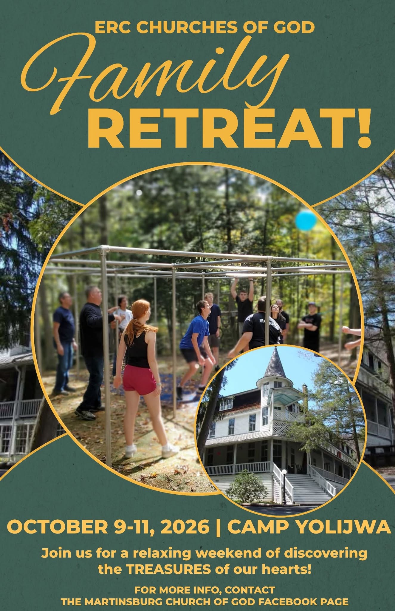ERC Churches of God Family Retreat &ndash; October 9-11, 2026 at Camp YoliJwa